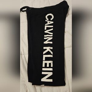 Calvin Klein NWOT  Women's Jogger Sweatpants Black with White Logo Size Small